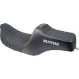 SLYFOX Highnoon Seat - Vinyl - Classic Stitch - Gray Logo - FL '97-'07 4702B-SlyFox