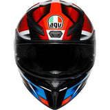 AGV K1 S Helmet - Fastlap - Black/Red/Blue - Large 2118394018066L