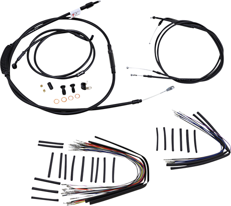 BURLY BRAND Control Kit - 16" Ape Hanger Handlebars B30-1016