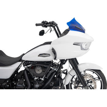 KLOCK WERKS Kolor Flare™ Windshield - 10" - Blue - FLTR KWW-01-0719