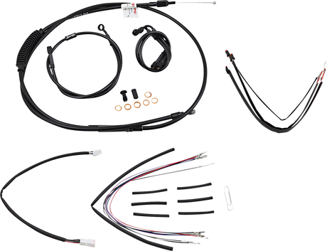 BURLY BRAND Control Kit - 18" Ape Hanger Handlebars B30-1172