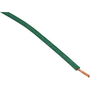 NAMZ 25' Cloth-Braided Wire Spool - 16 Gauge - Green NCBW-8