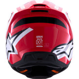 ALPINESTARS SM3 Helmet - Heat - Gloss Red/White/Black - Medium 8301026-3126-M