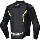 IN STOCK OPEN BOX ALPINESTARS Jacket Lthr Gp Force Air Flo Blk/Yl Fl 52 3100326-155-52