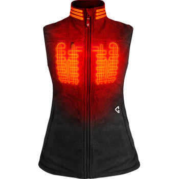 GERBING HEATED CLOTHING Women's 7V Thermite Heated Fleece Vest 2.0 - Black - XS GERTFVST7VWBXS