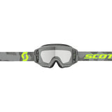 SCOTT Split OTG Goggle - Light Gray/Neon Yellow - Clear Works Lens 285537-7697113