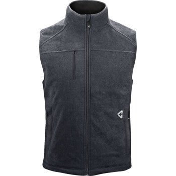 GERBING HEATED CLOTHING 7V Thermite Fleece Heated Vest 2.0 - Gray - Large GERTFVST7VMGL