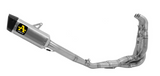 71208PTZ Arrow full Exhaust COMPETITION PISTA  Titanium  STEEL COLLECTORS for ZX-6R 636 2024-25