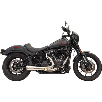 BASSANI XHAUST 2-into-1 Ripper Exhaust System with Megaphone Muffler - Short - Chrome - M8 Softail 2025  1S75
