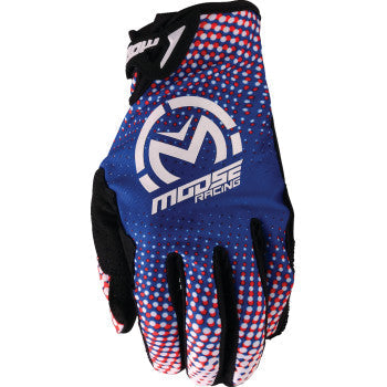 MOOSE RACING SX1™ Gloves - Red/White/Blue - 3XL 3330-8065