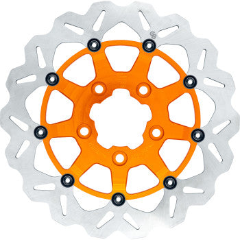 GBRAKES Wave® Brake Rotor - Front - 13" - Orange GBDU033