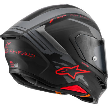 ALPINESTARS Helmet S-R7 A-Core Bk/Gy/Rd Matt Ece06/Dot Xs 8203426-1653-XS
