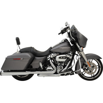 KHROME WERKS 2-into-1-into-2 Dominator-SR Exhaust System - Chrome - Without End Caps - M8 Touring  200400A-SR