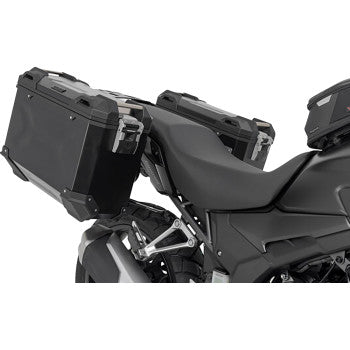SW-MOTECH TRAX ADV Aluminum Case System - Black - Honda CB/CBR/NX 500 '13-'24 KFT.01.400.70001/B