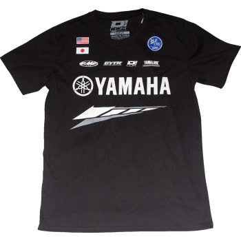 D'COR VISUALS Yamaha Factory T-Shirt - Black - Medium  80-126-2
