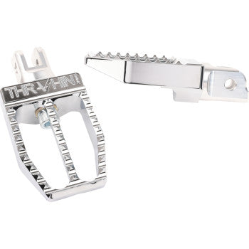 THRASHIN SUPPLY Militant Footpegs - Front - Chrome CO. TSC-2019-3-SF