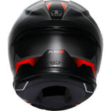 AGV K6 S Helmet - Karve - Matte Black/Gray/Red - Medium 2118395002-024-M