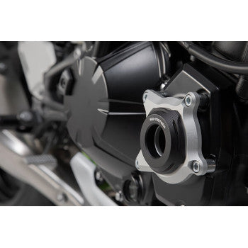 SW-MOTECH Engine Case Protector - Black/Silver - Kawasaki - Z900 MSS.08.868.10000