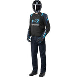 IN STOCK OPEN BOX ALPINESTARS Stunt Air Jacket - Black/Dark Blue/Blithe Blue - 2XL 3301825-1386-2X