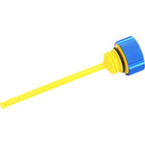 FIGURATI DESIGNS Performance Magnetic Oil Dipstick - Curved - Blue - M8 Touring/Trike FDP01-M8SM-B