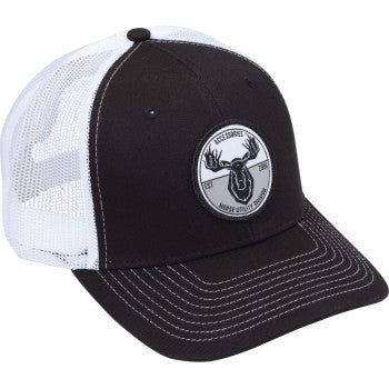 MOOSE RACING MUD Badge Hat - Black/White C2902769