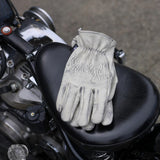 THRASHIN SUPPLY CO. Roper Leather Gloves - Bone White - Large TRG-00-10