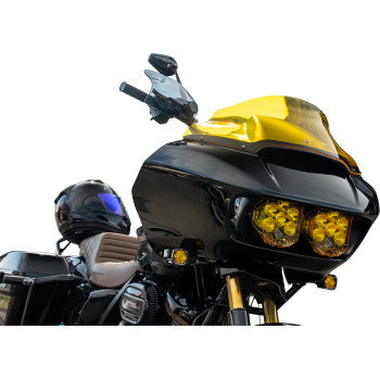 KLOCK WERKS Flare® Handguards - Harley-Davidson Hydraulic Clutch - Dark Smoke KWS-01-0122-HC