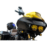 KLOCK WERKS Flare® Handguards - Harley-Davidson Hydraulic Clutch - Dark Smoke KWS-01-0122-HC