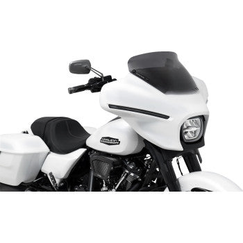 MEMPHIS SHADES Spoiler Windshield - 4" - Dark Black Smoke - FLHX MEP88810
