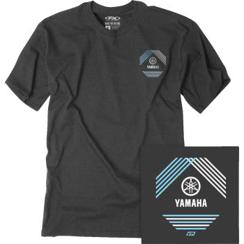FACTORY EFFEX Yamaha Lined T-Shirt - Heather Charcoal - Large 27-87214