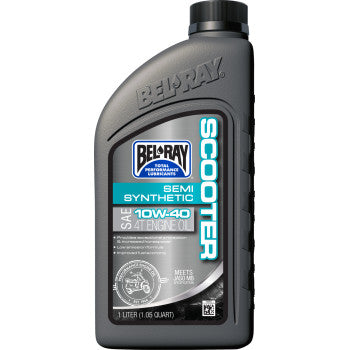 BEL-RAY Semi-Synthetic Scooter Oil - 10W-40 - 1 L 303064150160