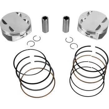 JE PISTONS Piston Kit - 4.255" Bore - 4.500" Stroke - 11.5:1 CR - 114" M8 399157
