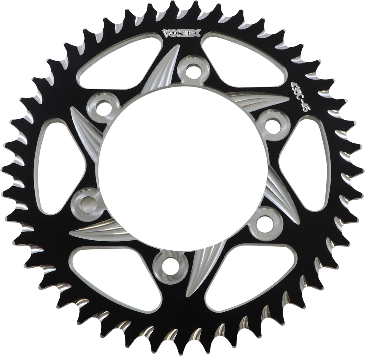 VORTEX CAT5 Sprocket - Black - 45 Tooth 435CZK-45