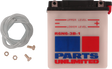 Parts Unlimited Conventional Battery 6n6-3b-1