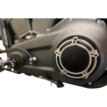KODLIN NXL Derby Cover - Black - M8 Softail USA K25410