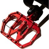 THRASHIN SUPPLY CO. Mini Aggressor Floorboards - Red - Rear TSC-2031-2-D
