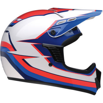 Z1R Child Dirt Maxx Helmet - Vortex - Red/White/Blue - S/M 0111-1748