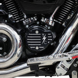 THRASHIN SUPPLY CO. Cam Cover - Gen 2 - Finned - Twice Cut - Black - M8 TSC-3029-4