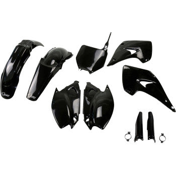 UFO Body Kit - Black - Kawasaki - KX '04-'08 KAKIT201F@001
