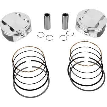 JE PISTONS Piston Kit - 4.255" Bore - 4.500" Stroke - 12.0:1 CR - 114" M8 399162