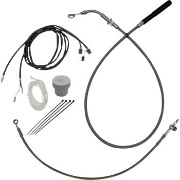 FAT BAGGERS EZ Installation Kit - +4" - FLHT, FLHX - Braided  119012