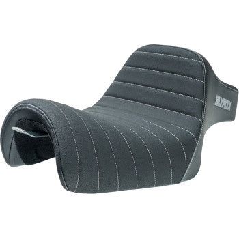 SLYFOX Highnoon Seat - Vinyl - Classic Stitch - Silver Logo - XL 4709B-SlyFox