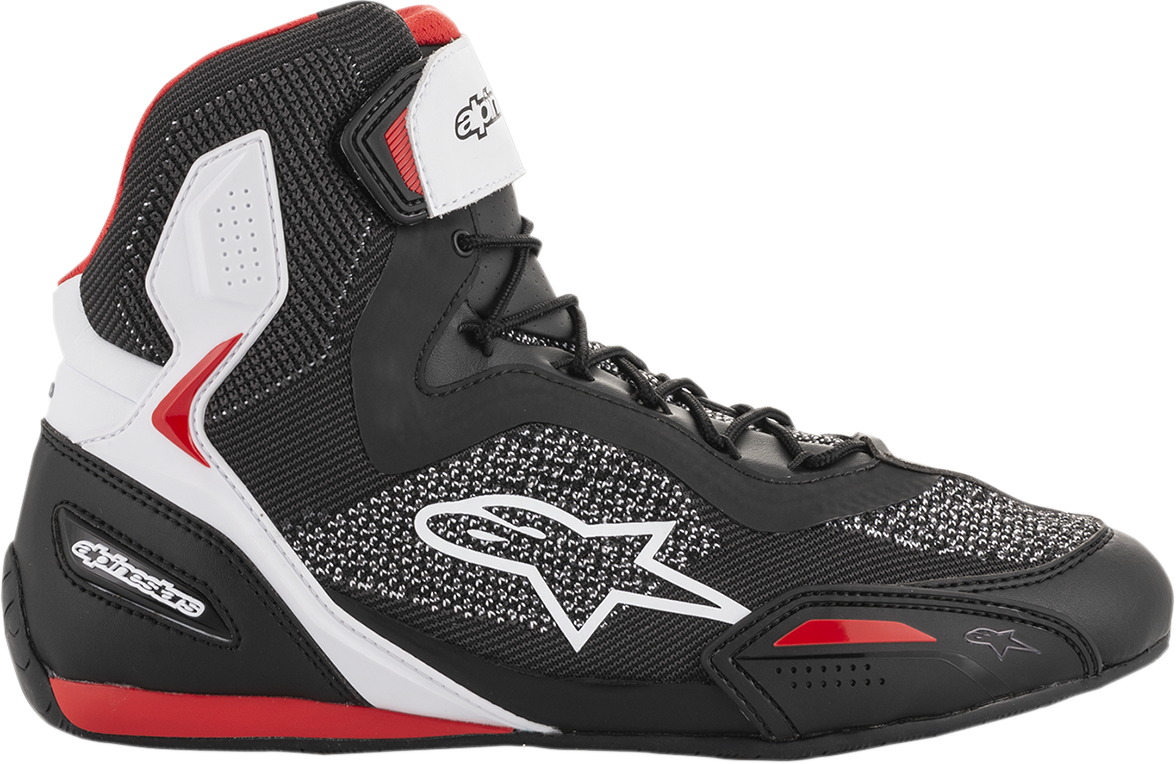 ALPINESTARS Faster-3 Rideknit® Shoes - Black/White/Red - US 13 2510319123-13