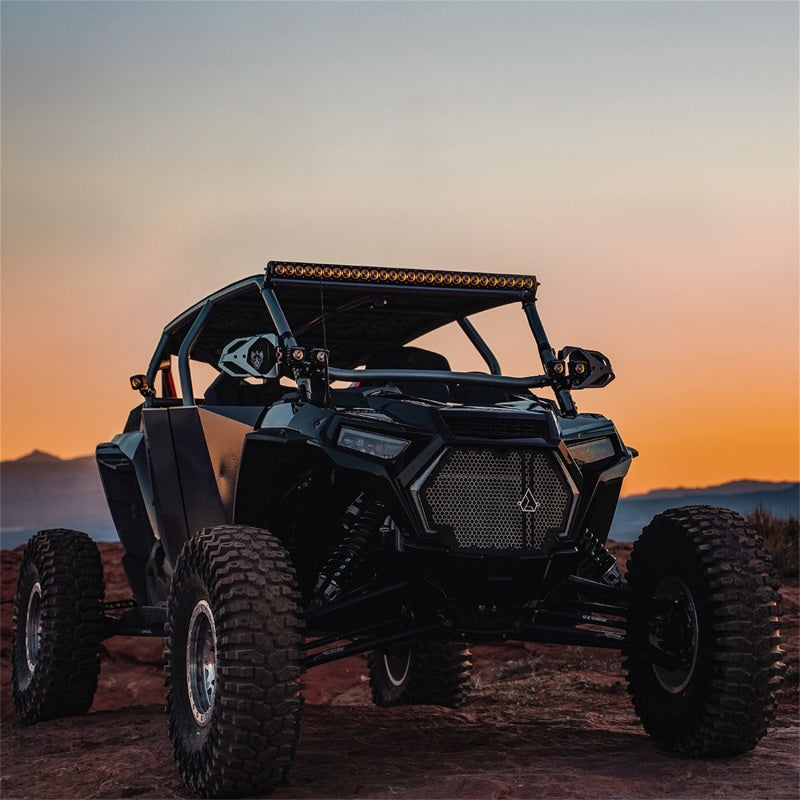Rigid Industries Revolve 10in Bar w/Amber Trim Ring 411613