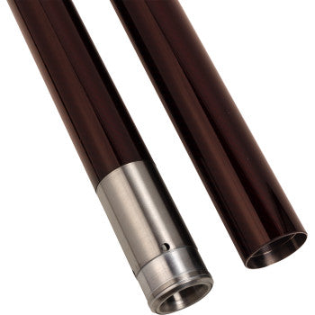 CUSTOM CYCLE ENGINEERING Fork Tubes - 49 mm - 23.75" - Deep Red 716100