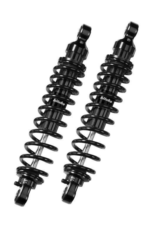 Bitubo WME0 Twinshocks Adjustable: Spring Preload, Rebound, Length 291mm, Dark Edition