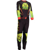 MOOSE RACING Youth Agroid Mesh Jersey - Hi-Viz/Black - Medium 2912-2532