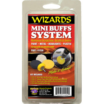 WIZARD PRODUCTS Mini Buffing System - 6 Piece Set WIZA11250