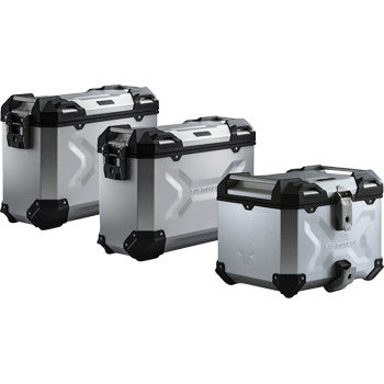 SW-MOTECH Adventure Luggage System - Silver - Suzuki VStrom 1050 '20-'24 ADV.05.936.75001/S