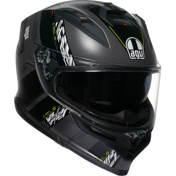 AGV K7 Helmet - Kyber - Matte Gray/Yellow Fluo - 2XL 0101-17988